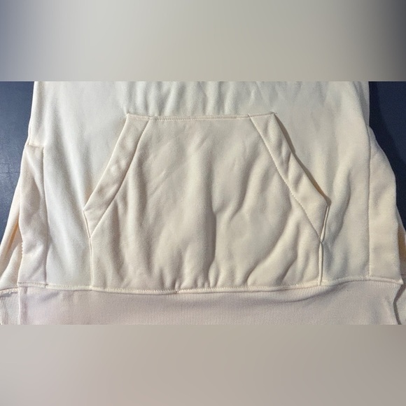 Women's Yellow Fleece Hoodie Size Medium - Picture 8 of 12